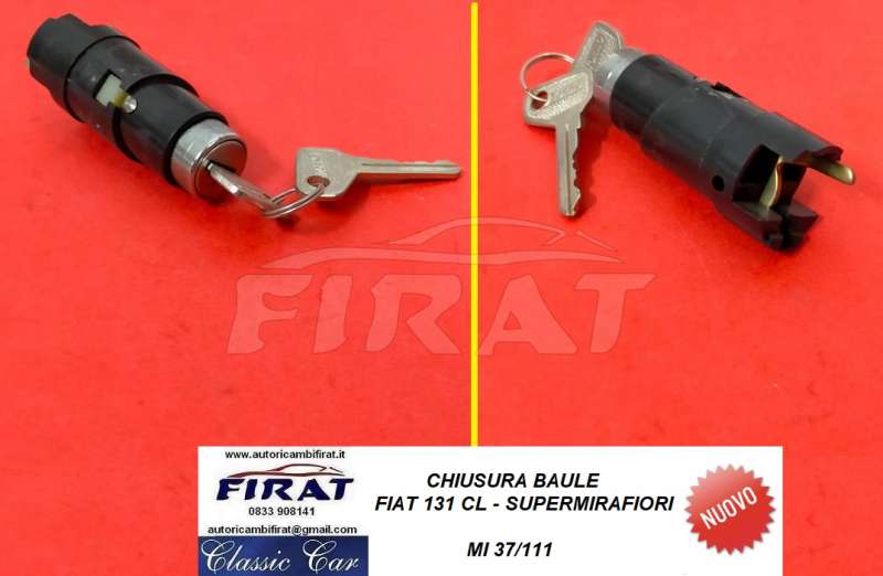 CHIUSURA BAULE FIAT 131 CL -SUPERMIRAFIORI (37/111)